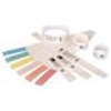 Zebra print labels box of 6