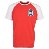 Kids England Raglan Sleeve Red/White T-Shirt