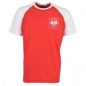 Poland Raglan Sleeve Red/White T-Shirt