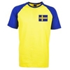 Sweden Raglan Sleeve Yellow/Royal T-Shirt