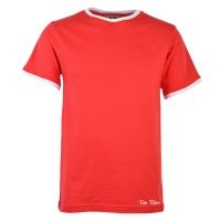 Toffs Retro Red/WhiteTee Shirt