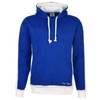 Toffs Retro Royal Hoodie - White Sleeve Panels
