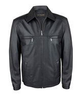 Woodland Leather Harrington Jacket