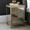 Gatsby 3 Drawer Bedside