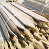 1.65m x 100mm 1/2 Round
Pointed Post