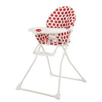 Obaby Munchy Highchair Dotty Red