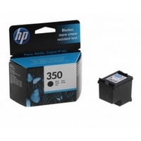 HP 350 Ink Cartridge 4.5ml,  Black