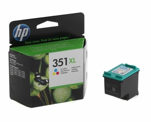HP 351XL Ink Cartridge 25ml,  Multi