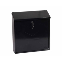 Phoenix Casa MB0111KB Top Loading Mailbox with Key Lock,  Black