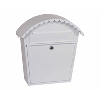 Phoenix Clasico MB0117KB Front Loading Mailbox with Key Lock,  White