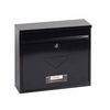 Phoenix Correo MB0118KB Front Loading Mailbox with Key Lock,  Black