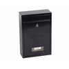 Phoenix Letra MB0116KB Front Loading Mailbox with Key Lock,  Black