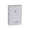 Phoenix Letra MB0116KB Front Loading Mailbox with Key Lock,  White