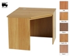 R White Corner Desk B-CDK H728xW940xD540mm,  Beech
