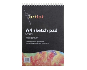 Ryman Sketch Pad A4 130gsm 60 Pages 30 Sheets
