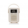 View Quest Retro Mini DAB Radio Bluetooth,  Cream