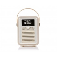 View Quest Retro Mini DAB Radio Bluetooth,  Cream