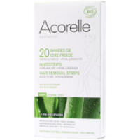 Acorelle Ready to Use Aloe Vera and Beeswax Leg Strips - 20 Strips