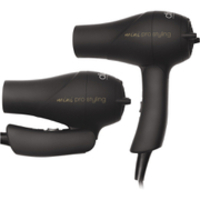 Diva Professional Styling Travel Dryer - Rubberised Black
