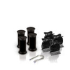 Diva Session Instant Heat 25mm Rollers,  Clips & Pins Pack of 4