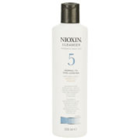 NIOXIN System 5 Cleanser Shampoo for Medium to Coarse,  Normal to Thin Looking,  Natural and Chemically Treated Hair (300ml)
