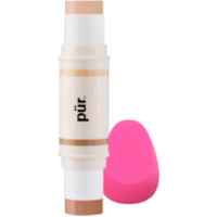 PÜR Cameo Stick Dual Ended Contour Stick with Contour Blending Sponge 8.6g - Light