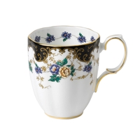 Royal Albert 100 Years of Royal Albert 1910 Duchess Mug by Wedgwood Floral Pattern Fine Bone China Gold Banding