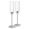 Vera Wang With Love Nouveau Toasting Flute Silver (Set of 2)