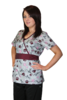 Groom Professional EZ Care Funky Groom Burgundy Smock