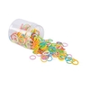 Shernbao Mixed Colour Latex Bands 500 pc Tub