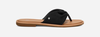 UGG® Zahara Flip Flop for Women in Black,  Size 5,  Leather