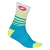 Castelli Womens Righina 13 Sock Blue/Yellow