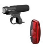 Cateye Volt 400 and Rapid X Rechargeable Bike light Set