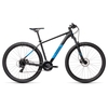 Cube Aim Pro 2021 Hardtail Mountain Bike Black / Blue
