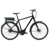 Giant Prime E Plus 1 2018 Mens Electric Hybrid Bike Black