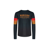 Madison Alpine Long Sleeve Jersey - Black / Golden Syrup