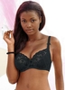 Plus Size Lascana Underwired Bra in Black size 42D