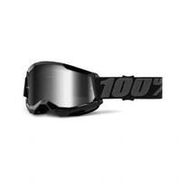 100&37; Strata 2 Goggles Black/silver Mirror Lens 2021