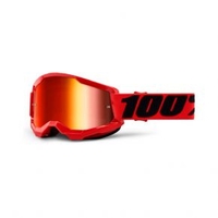 100&37; Strata 2 Goggles Red/red Mirror Lens 2021