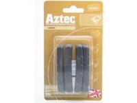 Aztec V-type insert brake blocks standard charcoal 2 pairs