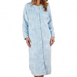 Cosy Soft Touch Buttoned Housecoat