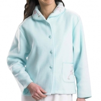 Polar Fleece Buttoned Bedjacket