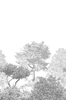 Sian Zeng Mural Classic Hua Trees Mural HUATREES03