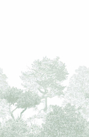 Sian Zeng Mural Classic Hua Trees Mural HUATREES06