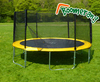 14ft Boomerang trampoline YELLOW