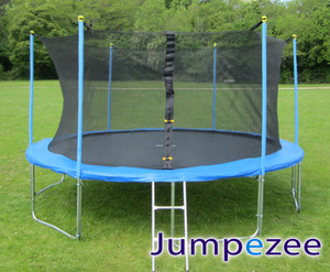 14ft Jumpezee trampoline BLUE