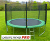 14ft LaunchPad Pro trampoline GREEN