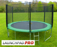 14ft LaunchPad Pro trampoline GREEN