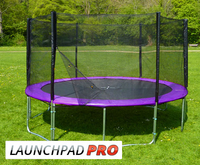 14ft LaunchPad Pro trampoline PURPLE