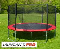 14ft LaunchPad Pro trampoline RED